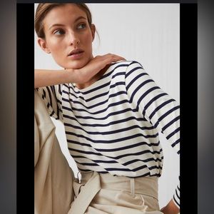 New Arket Long-Sleeved Striped T-Shirt